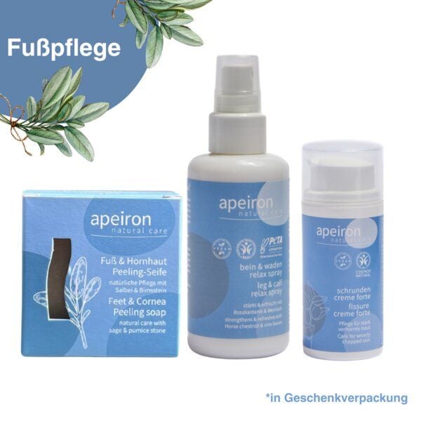 Apeiron Fußpflegeset von Apeiron