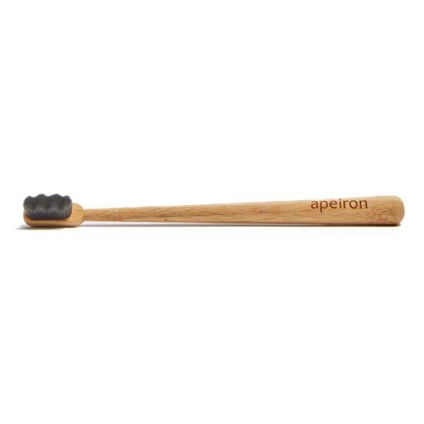 apeiron FINIDENT Bambus-Zahnbürste, schwarz, ultra feine Borsten von Apeiron