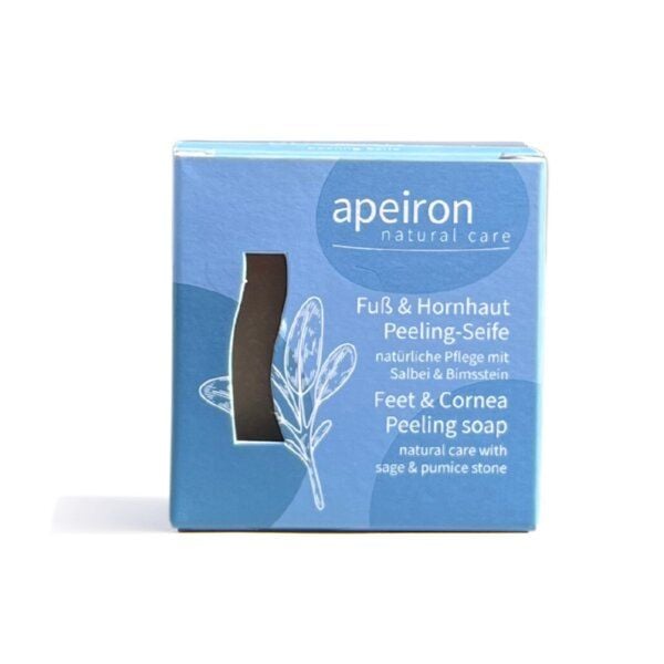 apeiron Fuß & Hornhaut Peeling Seife 100g von Apeiron