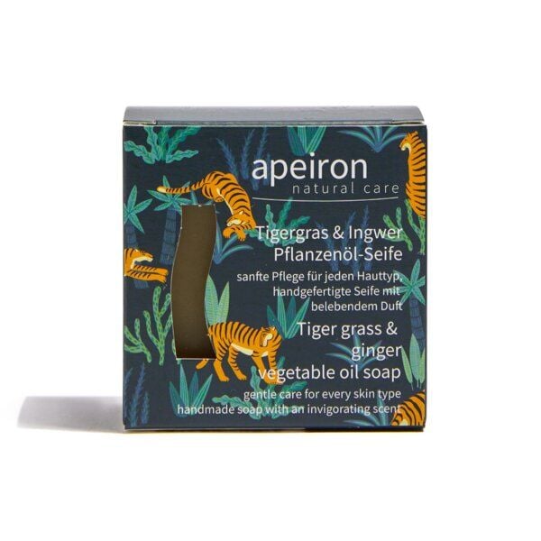 apeiron Pflanzenöl-Seife 100g Tigergras&Ingwer von Apeiron