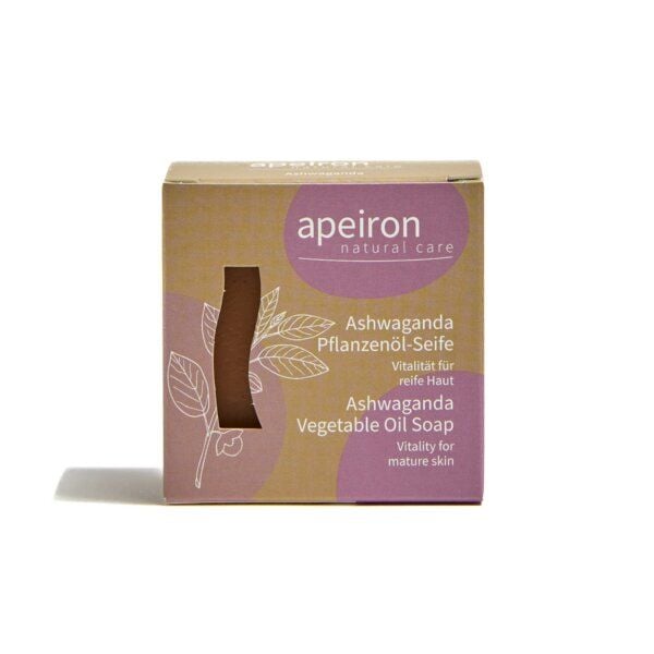 apeiron Pflanzenöl-Seife ASHWAGANDA 100g - palmölfrei von Apeiron