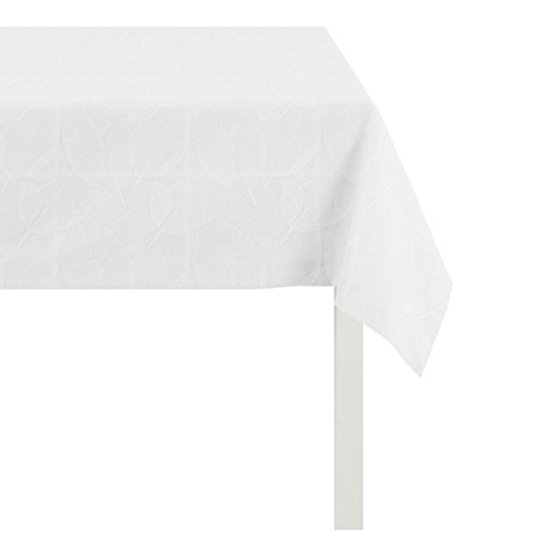 APELT 3301 85x85 80 Tischdecke, Polyester, weiß von APELT