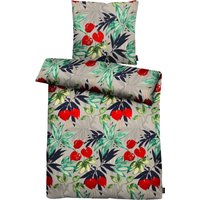 APELT Bettwäsche "Anabel" exklusive Sommer Bettwäsche, handaquarellierte Anturienblätter APELT Bettwäsche "Anabel" exklusive Sommer Bettwäsche, handaquarellierte Anturienblätter von Apelt