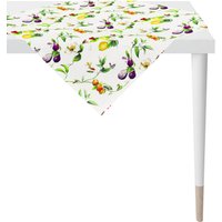 APELT Mitteldecke "6851 SUMMERTIME, Sommerdeko, Sommer", (1 St.), mit Blüten und Früchten, Digitaldruck von Apelt