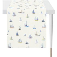 APELT Tischläufer "3911 OUTDOOR, Sommerdeko, Sommer", (1 St.), mit Schiff-Motiv im Digitaldruck von Apelt