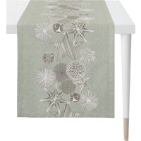 APELT Tischläufer "4708 CHRISTMAS GLAM, Weihnachtsdeko, Weihnachten" Lurex-Jacquardgewebe von Apelt
