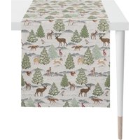 APELT Tischläufer "9536 WINTERWELT, Weihnachtsdeko, Weihnachten", (1 St.), Gobelin-Gewebe von Apelt