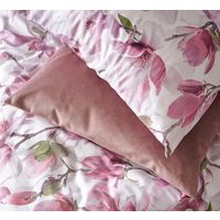 APELT Wendebettwäsche "Dorothy" exklusive Design Bettwäsche mit großblütigen Magnolienzweige von Apelt