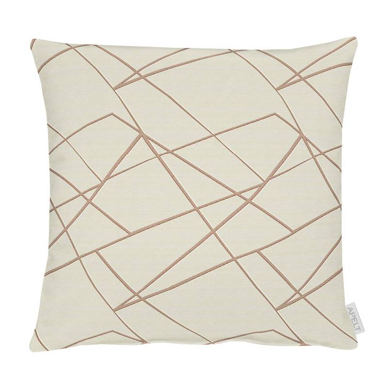 Apelt Dekokissen Vio Creme 45x45 cm (BxH) Mischgewebe von Apelt