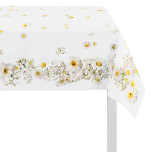 home24 Mitteldecke Margaritte 88 x 88cm Gelb/Weiß von home24