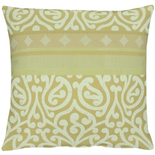 APELT Prato_49x49_25 Kissenhülle "Jaquardgewebe mit Ornamente", beige von APELT