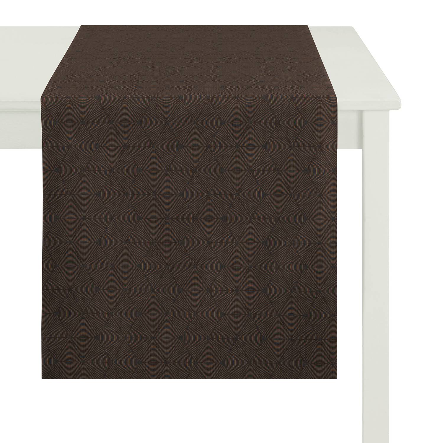 Apelt Tischläufer Loft Style III Braun Mischgewebe Modern 48x140 cm (BxT) von Apelt