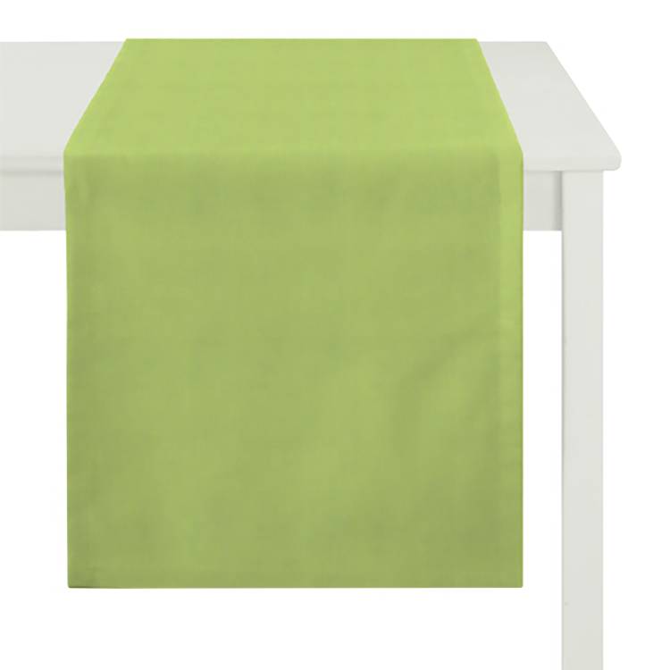 Apelt Tischläufer Torino Grün Kunstfaser Modern 48x135 cm (BxT) von Apelt