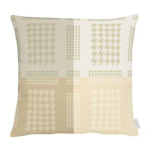 home24 Dekokissen Alexis Beige/Beige 48 x 48cm Webstoff von home24