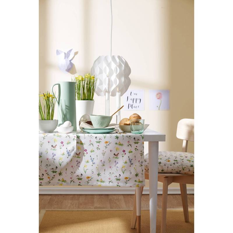home24 Tischdecke 6412 88 x 88cm Weiß von home24