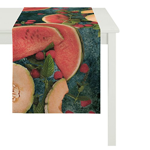 APELT 6108 48x135 Fb. 30 Tischläufer 48 x 135 cm, Melone APELT 6108 48x135 Fb. 30 Tischläufer 48 x 135 cm, Melone von APELT