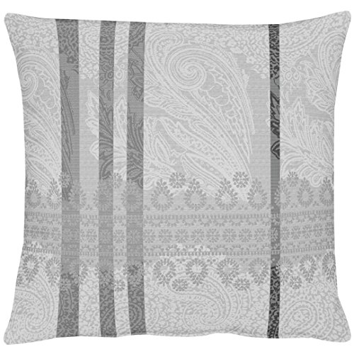 APELT Tudor_49x49_88 Kissenhülle, Polyester, grau, 49 x 49 x 0.5 cm von APELT