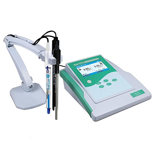 Apera Instruments PC910 pH-/Leitfähigkeits-Labor-Messgerät (pH-Messbereich 0 bis 14,00; Leitfähigkeitsmessbereich gesamt: 0 bis 200 mS/cm) von Apera Instruments