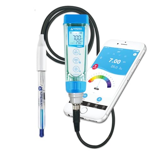 Apera Instruments PH60Z-HF pH-Messgerät-Set mit LabSen 835 ATC/pH-Elektrode für pH-Messungen in Flüssigkeiten mit starker Säure oder Flusssäure von Apera Instruments