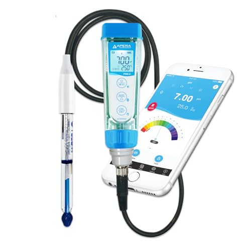Apera Instruments PH60Z-PW pH-Messgerät-Set mit LabSen 805 ATC-pH-Elektrode für pH-Messung in reinem Wasser und Wasserlösungen mit niedriger Ionenstärke von Apera Instruments