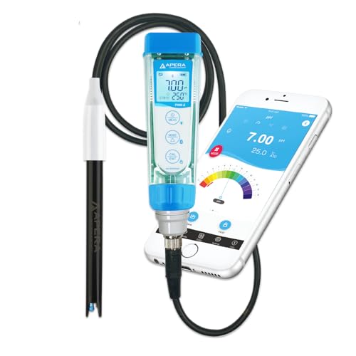 Apera Instruments PH60Z-WW pH-Messgerät-Set mit LabSen 335 ATC-pH-Elektrode für pH-Messung in Abwasser, Suspensionen und Emulsionen in Laborqualität von Apera Instruments