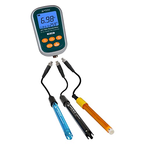 Apera Instruments WS200 tragbares Fluorid-/pH-/Leitfähigkeitsmessgerät von Apera Instruments