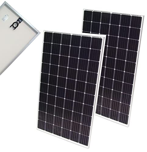 2x Solarpanel Solarmodul 330W Solarzelle 55398 Solar MONOkristallin Mono 24V Monokristallin Solarpanel Photovoltaik Modul AWZ von Apex
