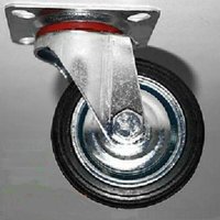Apex - 4 x Lenkrolle 80 mm Transportrollen Lenkrollen Rolle Rad Gummirad Gummirolle von Apex