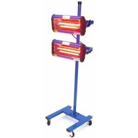 Apex - 2x ir 1000W Infrarotstrahler + 1x Fahrwagen Lacktrockner Heizstrahler Smart Spot von Apex