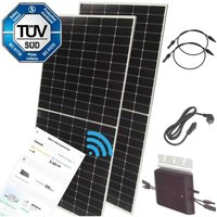 Balkonkraftwerk 1500W 800W Bifazial Solaranlage Wifi Wechselrichter App von Apex