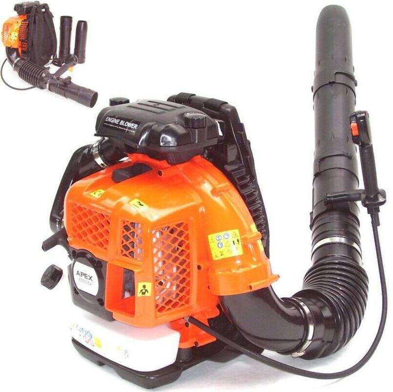 Apex Benzin-Laubbläser Benzin Rückenlaubbläser XXL Laubbläser 75ccm Rücken Laubgebläse von Apex