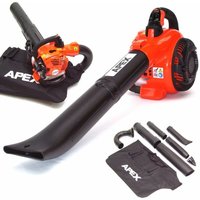 Apex - Benzin Laubsauger Laubbläser 55117 Laubhäcksler 26ccm Gartenhäcksler Gebläse Apex - Benzin Laubsauger Laubbläser 55117 Laubhäcksler 26ccm Gartenhäcksler Gebläse von Apex