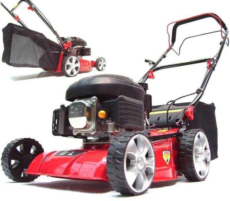 Apex Benzinrasenmäher Benzin Rasenmäher 410mm Radantrieb 55793 Antrieb 41 cm Motor Mäher von Apex