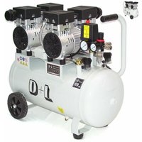 Flüster Kompressor Luftkompressor 50L leise Druckluft Kompressor 69dB 44311 von Apex