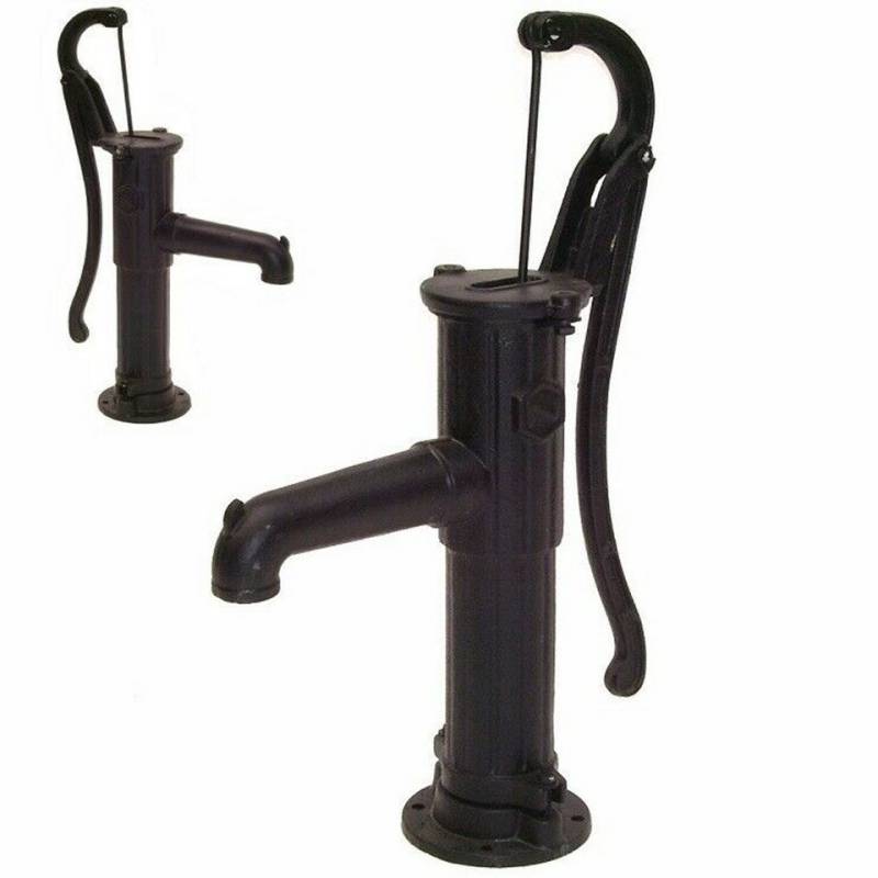 Apex Gartenpumpe Schwengelpumpe Gusseisen SCHWARZ Handpumpe 55914 Handschwengelpumpe von Apex