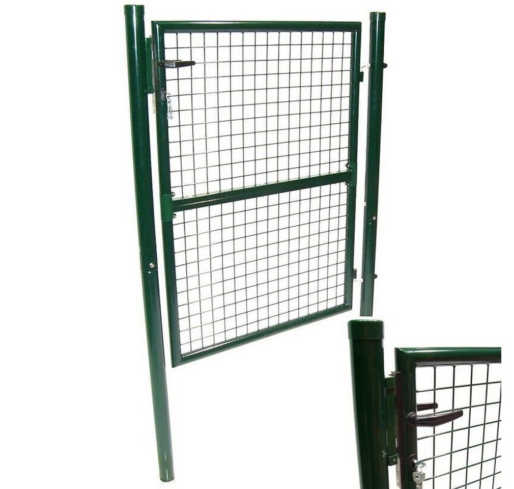 Apex Gartentor GARTENTOR ZAUNTOR PFORTE 100x120 SCHLOSS ZAUN 56728 GARTENZAUN von Apex