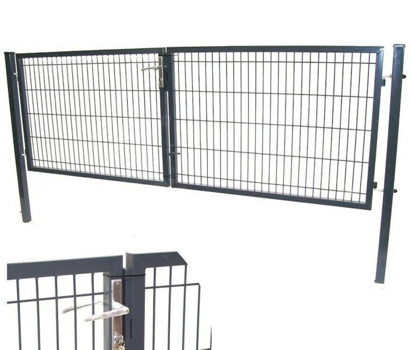 Apex Gartentor Q- Doppelflügeltor 300x100cm Gartentor 55727 Gartenzaun Tor von Apex