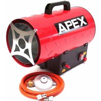 Apex - Gasheizgebläse 10kW 55207 Gasheizer Heizkanone Gasofen Bauheizer Heizlüfter von Apex