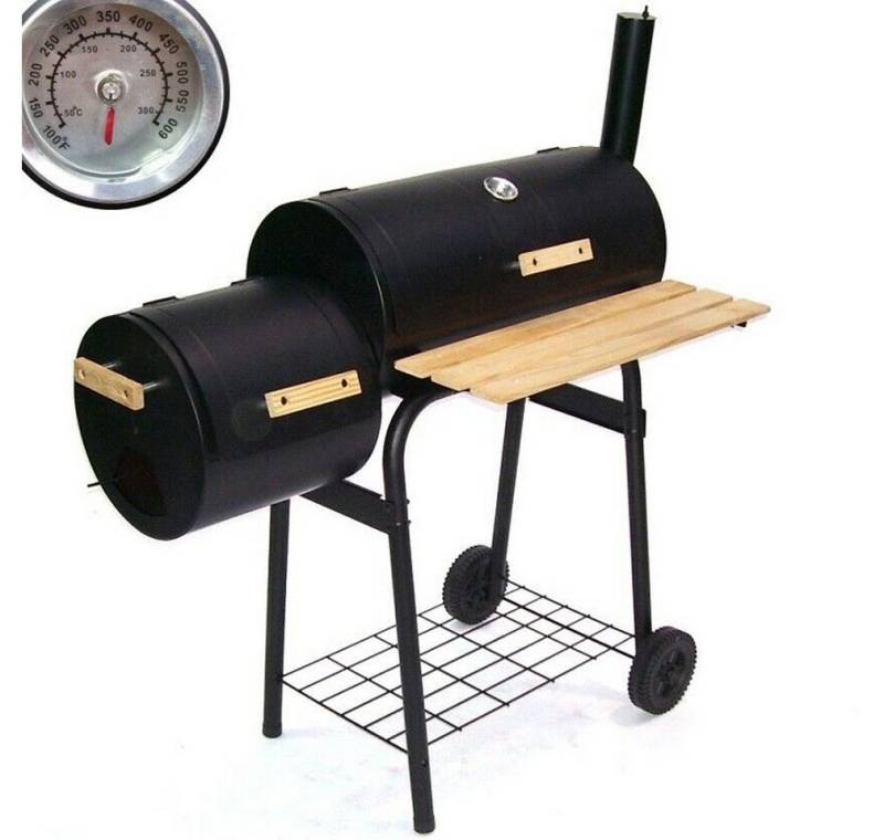 Apex Holzkohlegrill BBQ Holzkohlegrill Barbecue 56510 Smoker Grill Standgrill Räucherofen von Apex
