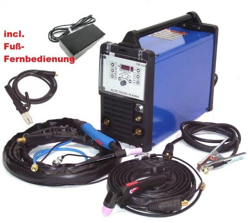 Apex Inverterschweißgerät 13751 SCHWEIßGERÄT 200 AC/DC + PLASMA E-HAND + Fernbedienung von Apex