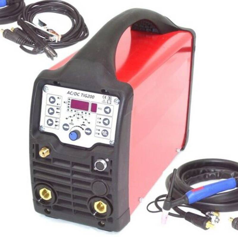 Apex Inverterschweißgerät WIG SCHWEIßGERÄT AC/DC 200 INVERTER 13740 ALU DIGITAL von Apex
