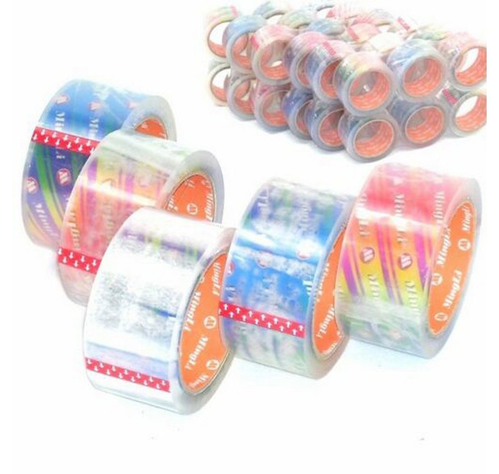 Apex Klebeband 36 Stück Paket Klebeband transparent PP 50mm 66m Packband 50my Paketband Rollen von Apex