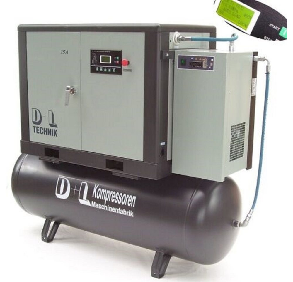 Apex Kompressor Schraubenkompressor 15kW Kompressor 2100 500L + Drucklufttrockner, 15000 W Apex Kompressor Schraubenkompressor 15kW Kompressor 2100 500L + Drucklufttrockner, 15000 W von Apex