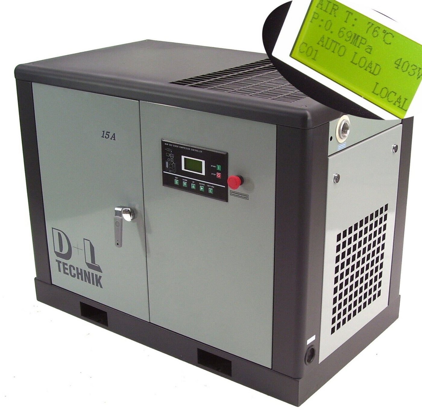 Apex Kompressor Schraubenkompressor Druckluft Kompressor 15kW 2100L 05134, 15000 W Apex Kompressor Schraubenkompressor Druckluft Kompressor 15kW 2100L 05134, 15000 W von Apex