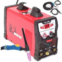 Apex - SCHWEIßGERÄT wig 200 dc hf igbt wig inverter mma e-hand 13960 200A Elektroden von Apex