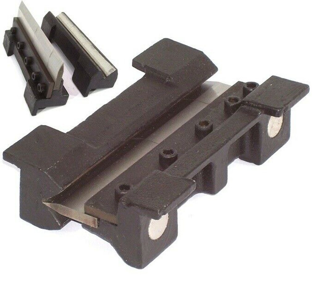 Apex Schraubstockbacken Biegebacken 150 mm für Schraubstock Abkantbacken Magnete 56587 von Apex