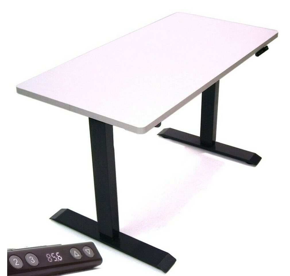 Apex Schreibtisch Elektrisch höhenverstellbarer Schreibtisch 120x60 Arbeitstisch 0/03 Tischgestell (2-St) von Apex