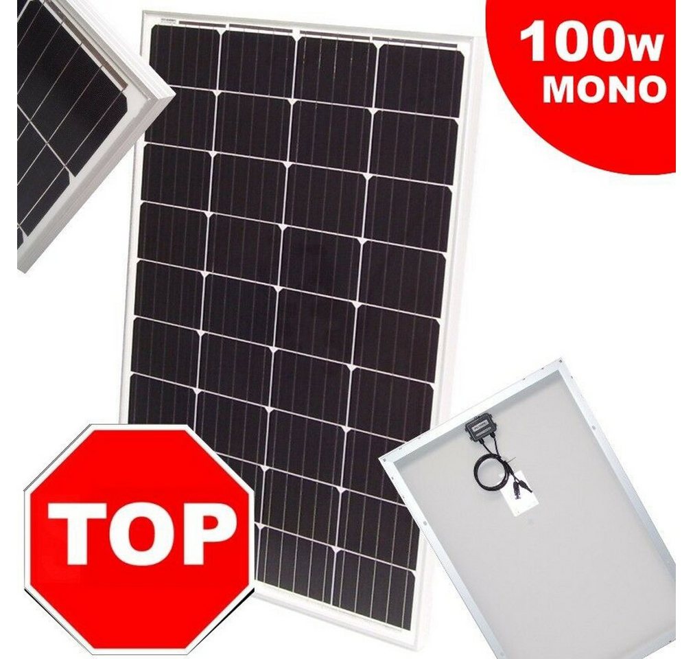 Apex Solarmodul Solarpanel Solarmodul 55419 MONOkristallin 100W von Apex