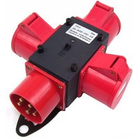 Apex - Stromverteiler 3x400V Baustromverteiler 55471 Kraftstrom cee 32A Strom Verteiler von Apex