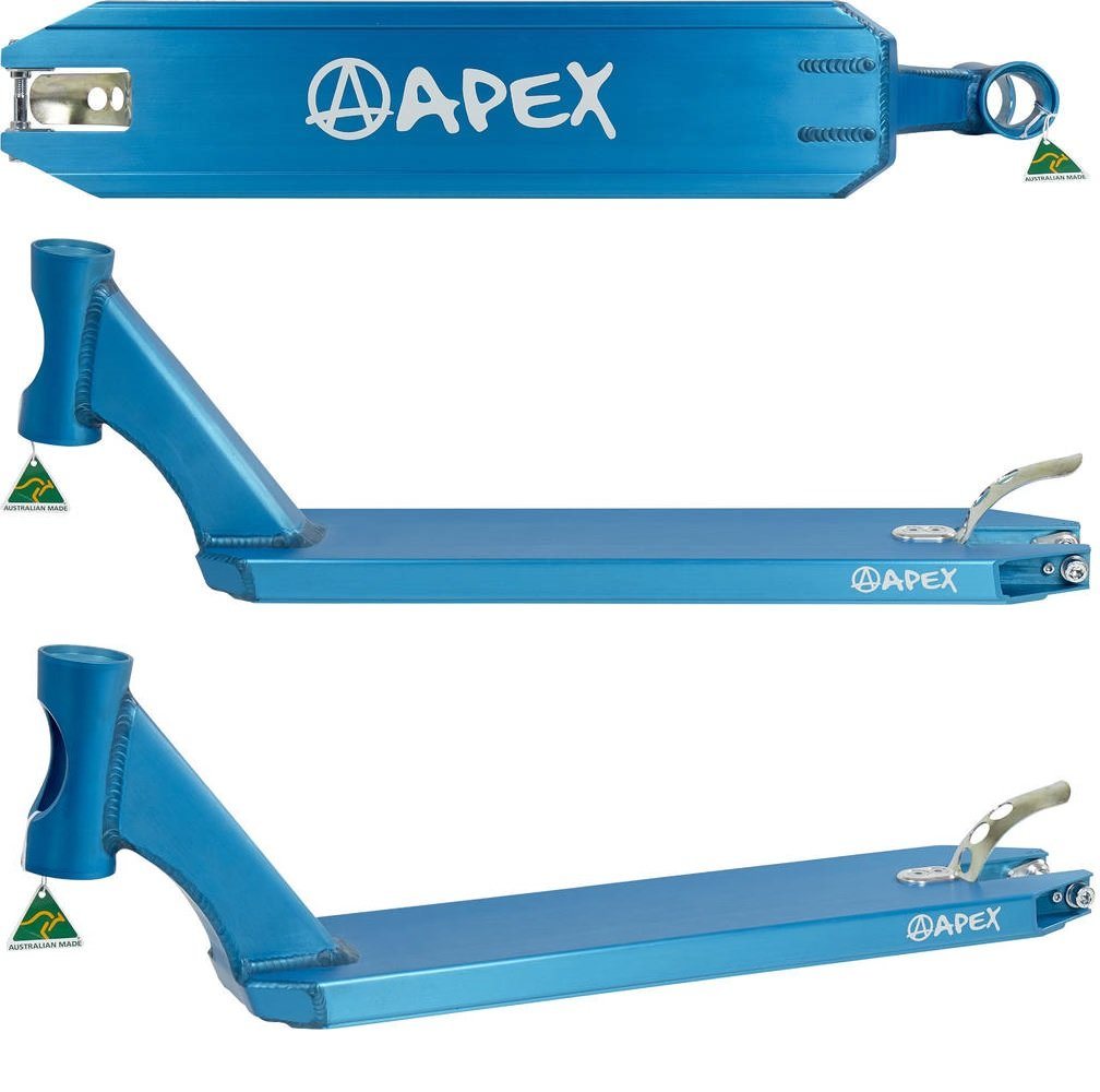 Apex Stuntscooter Apex Pro Stunt-Scooter Deck 580 (49cm) türkis von Apex